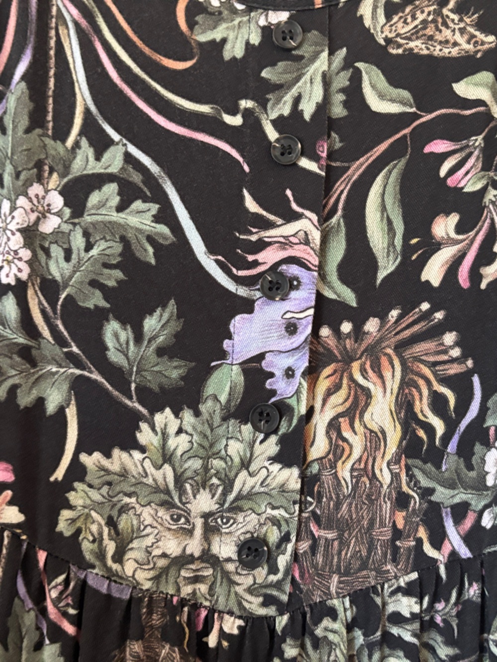 Disturbia Black Floral “Summer Solstice” Dress - Picture 3 of 3